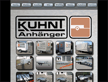 Tablet Screenshot of anhaenger-kuhnt.de